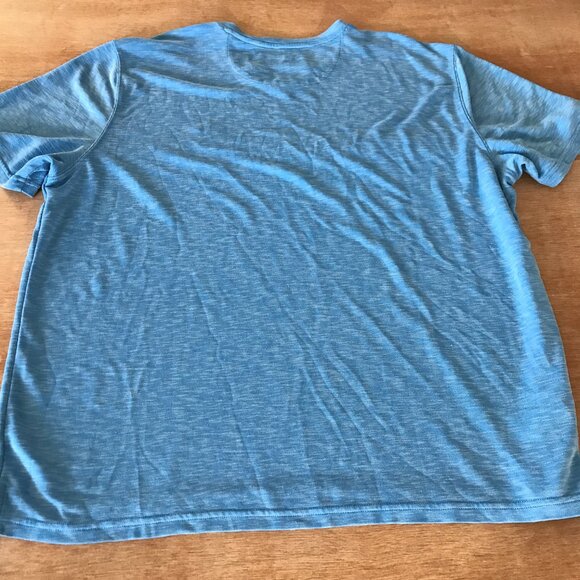 Tommy Bahama Polo Shirt Men XXL Blue Short Sleeve Stretch Athleisure Golf 17424 - Picture 2 of 10